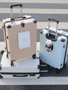 Thickened Letter Travel Suitcase Password Luggage 24 26 Inches Large Capacity Flight Check-In Leather Box for Men And Women