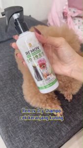 Remov Pet Dry Shampoo Sampo Kering Hewan Untuk Kucing Dan Anjing