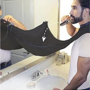 Beard Catcher Bib Beard Apron Beard Catcher สําหรับผู้ชายโกนหนวดตัด Non Stick Beard Cape Grooming ผ้าดูดถ้วยทําความสะอาด