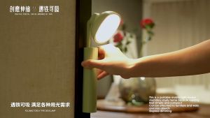 Touch Dimming Torch Portable Table Lamp LED Desk 3 Color Light Phone Holder Foldable Lighting USB Charging Study Gift