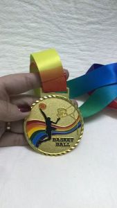 Huy chương bóng rổ bằng kim loại cao cấp