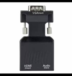Full HD 1080P VGA  to HDMI-Compatible Adapter Male to Female HDTV to VGA for PC Laptop to HDTV Projector Audio Video Converter