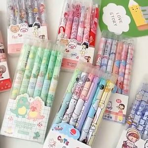 Pembayaran di Tempat: Set Pulpen Gel 6 Pcs & Ballpoint Mekanik