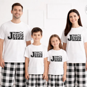 Bible Verse Christian Pajama Set | Family Matching Outfit | Comfortable Terno Pambahay Sleepwear Kids Teens Adults Plus Size