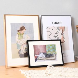 ZHIZHOU | Minimalist Aluminum Metal Brushed Finish Picture Frame