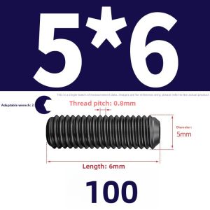 JISHUO | Recessed Tight Lock Hexagon Headless Screws