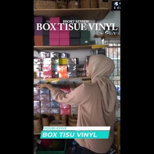 Kerajinan Jogja Kotak Box Tisu Vinyl - pink