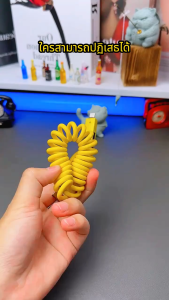 240Wหัวชาร์จเร็ว + 65W 4-in-1 โทรศัพท์มือถือ Fast CHARGING Data CABLE สําหรับ ios Huawei Xiaomi Super Fast CHARGING ฤดูใบไม้ผลิข้อมูลแบบพับเก็บได้