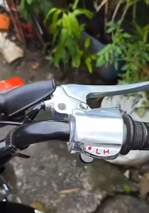 MI YI SHOP Honda TMX 155 Handle Switch (1set) Left/Right Alloy Silver Handle Switch Motorcycle