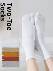 JINGCHI | Ladies Breathable Antibacterial Split-Toe Socks Comfortable Slip-On Sandals Thumb Separating Socks Summer Anti-Odor socks