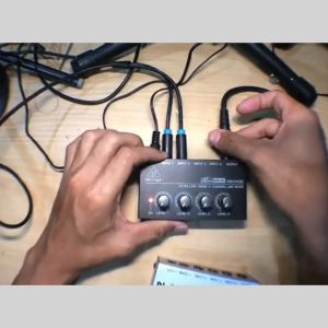PROMO TERBARU Micromix Professional Ultra-compact Karaoke Mixer Audio Amplifier 4 Channel - MX400