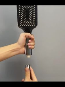 3 in 1 Large Panel Shower Head With 1.5M Elastic Tube Set High Pressure Bathroom Shower Sprayer Handheld Boost Shower Nozzle Universal Shower Head with No-punching Holder