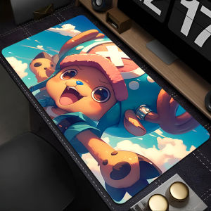 Bandai | Mouse Pad one piece Tony Tony Chopper Large Gamer Gaming Speed Keyboard Rubber Lock Edge Desk Mat Office Laptop mousepad