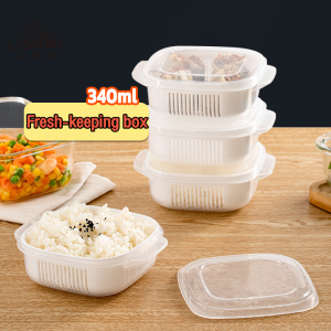 MaxPlus Fresh-keeping box plastic lunch box microwave refrigerator sealed box lunch refrigerator storage