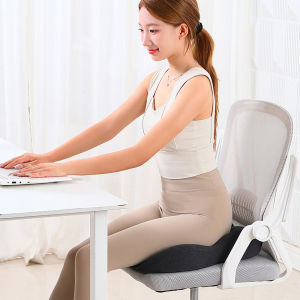 Seat Cushion for Pressure Relief Ergonomic Office Chair Cushion for Sciatica Back Hemorrhoids & Tailbone Pain Relief High-Density Memory Foam Car Seat Cushion