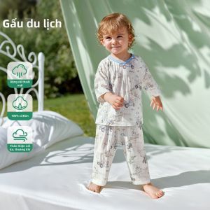 Ou Yun | Đồ Ngủ Mỏng Cotton Sạch A-Class cho Trẻ Em