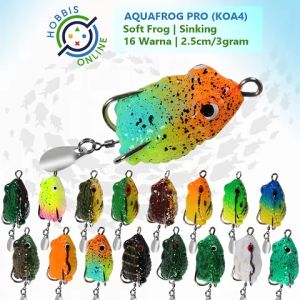 Umpan Casting Kodok Soft Frog 2.5cm 3g AquaFrog Pro 2 (KOA4)