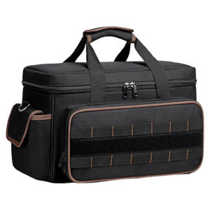 [Jocestyle Mall] 17 Inch Electricians Tool Bags with Adjustable Shoulder Strap Large Tool Bag Organizer Heavy Duty Tool Bags for Electrician Mechanic Plumber HVAC
