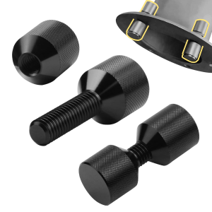 2pcs Two Hole Pins Set Aluminium 2 Hole Pipe Flange Aligners Connection Alignment Pin for Car Ship Large Machinery