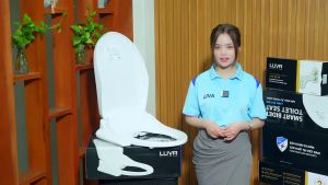 Nắp Bồn Cầu Điện Tử LUVA LB625 Bảng Điều Khiển Cảm Ứng Tiếng Việt Bảo Hành 3 Năm Đổi Lỗi 100 Ngày sấy khô làm ấm