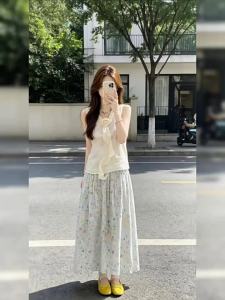 NIUVIES | French Style Floral Dress Summer New