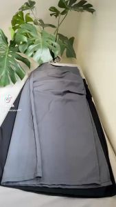 Vải Cotton mềm mịn mát ít nhăn Chân váy chữ A dáng dài nhún xẻ 1 bên gợi cảm dễ mặc cá tính năng động KICHI SKIRT