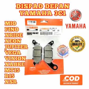 Dispad depan Yamaha 3C1 Mio Fino Xride Xeon Jupiter Vega RR / ZR / R / New Vixion Xabre MT 15 R15 VVA XSR kampas rem cakram depan yamaha mio smile soul karbu R 15 fino 115 MX 135 old / new