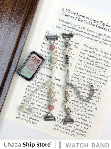 Uhada Summer Dopaamine Star Bracelet Band Universal Cord Drawstring Bracelet Band for Huawei Watch Band Girls Best Friend Style