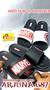 ARJUNA 687 - Marvel Captain America Sandal Selop Anak Laki Bahan Karet Ringan & Fleksibel