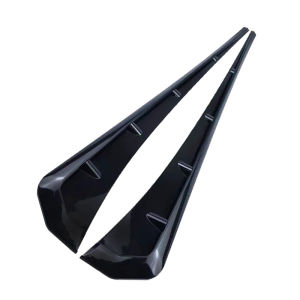 A Pair Car Side Fender Spoiler Wind Knife Side Gills Universal Air Vent Decorative Side Wing Stickers  Trim Accessorie