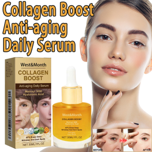 Collagen Boost Anti-Aging Daily Serum Prevent Skin Aging Enhance Skin Elasticity Remove Harmful Substances Pore Shrinking 30ml