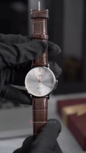 Jam Tangan Pria Casio MTP-VT01L-7B2 Quartz Watch Silver Dial Brown Leather Strap