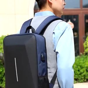 Large Capacity Waterproof Shockproof Hard Shell Anti-Theft Backpack for Laptops - Business Travel Bag