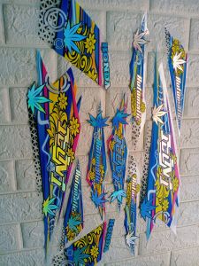 Striping Beat Deluxe 2020 2021 Transparan Custom Flo G Terbaru