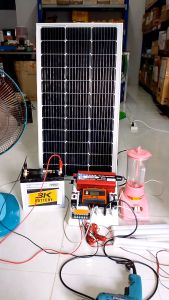 รุ่นขายดี ชุดนอนนา รุ่น1600W ผู้ใหญ่สามารถเพียวไซน์เวฟ ชุดควบคุมสำเร็จรูปแผ่ง 100W ในระดับ 12V - 220V พลังงานแสงอาทิตย์