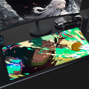 Bandai | One Piece Roronoa Zoro Gaming Mouse Pad XXL Large Anti-Slip Rubber Mouse Mat Stitched Edge Desk Pad for PC Gamer Keyboard Laptop