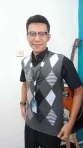 R11 - Rompi Rajut Pria & Wanita | Warna Abu Motif Kotak Hitam Abu Putih | Vest Bahan Premium 100%