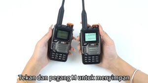 【2 PCS】HT KSUN UV60D HT Multi Band HT Abbree Full Band Unlock 5W Wireless Decode/Copy Frequency Talkie Walky Talky
