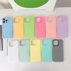 2 in 1 Solid Color Jelly Shell Case for iphone 11 16 Pro Max 15 11 14 Pro 13 Pro Max 12 Pro Max TPU Soft Casing