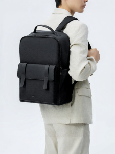 Pierre Cardin | Túi Xách Laptop Nam Đi Làm Du Lịch Dung Lượng Lớn Vải Nylon Bóng Đạn