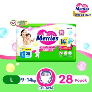 Merries Pants Nbs40 M32 L28 XL26 Popok Bayi Celana