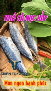 cá nục hấp phơi khô vựa Huy Béo 1kg thịt nhiều con to  hàng đảm bảo vệ sinh an toàn thực phẩm bỏ đầu to béo thơm ngon hải sản huy