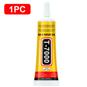 15/25/50/110ml T7000 Black Cellphone Tablet Repair Glue Battery Cover Lcd Frame Adhesive Point Diamond Jewelry DIY Glue Tool