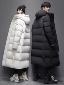 minus 40 Degrees Cold-Proof Northeast down Jacket Thickened Heattech Mens and Womens Long Outwear Loose Harbin Tourism Equipment