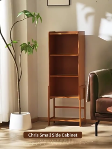 RRH Bookshelf Bookcase Bamboo Storage Cabinet No Door Large Capacity 4/5 Layers For Home Office