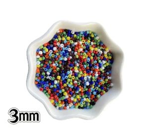 10g Charm Glass Seed Bead Stripe Glass Bead With Holes for Jewelry Making DIY Handmade Bracelet Nacklace Earrings Accessories