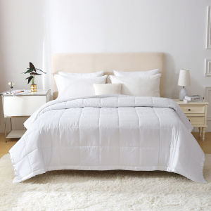 White Down Alternative Comforter Duvet Insert Quilted All Season Duvets Double Quilt Summer Cooling Bed Blanket King Queen Size