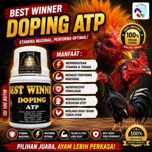 BW Doping ATP isi 100 Butir - Suplemen Ayam Laga Tubuh Cepat Merah Merona