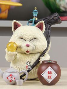 Dragon Ball Garin Cat Fairy Kalinta Hand Office Holy Water Wukong Cat Fairy Bean Decoration Doll Anime