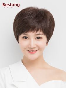 BESTUNG | Natural Short Hair Wig 100% Human Hair